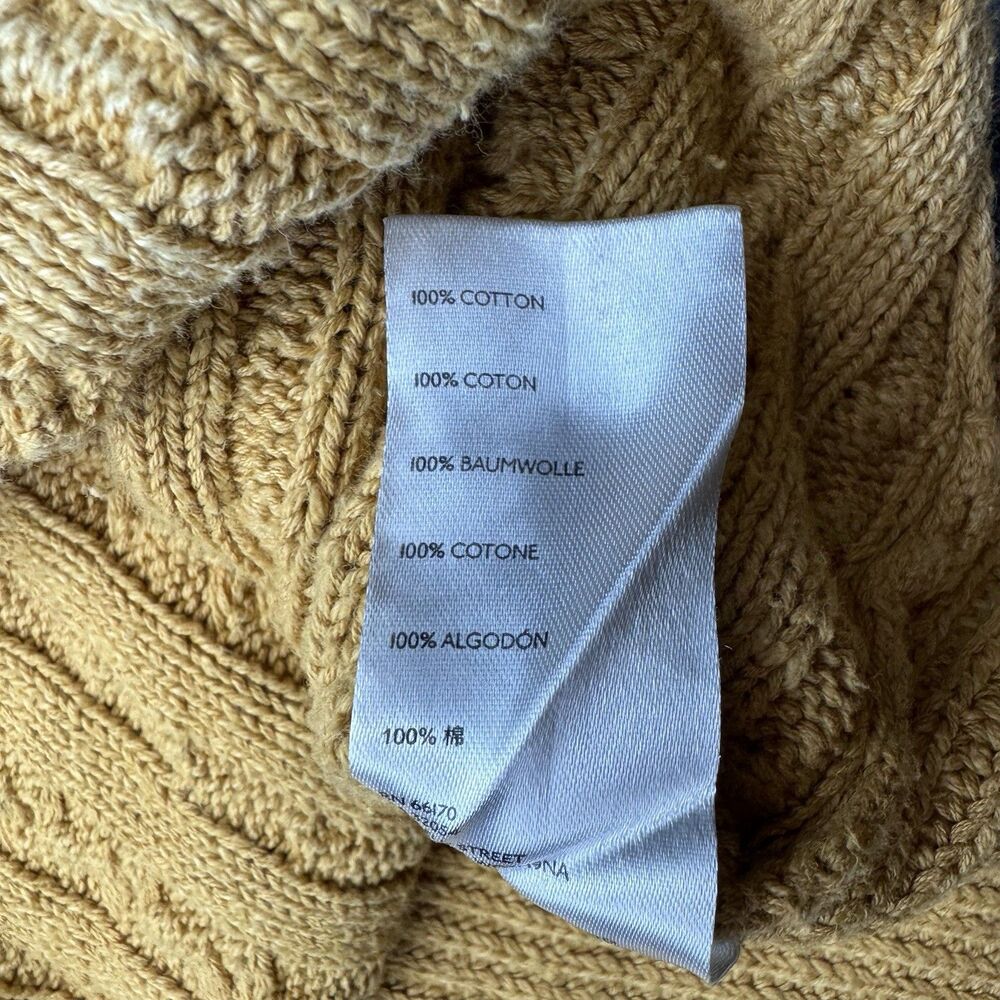 Free People Say Anything Cardi in Apricot Sz S Sweater Cardigan Chunky Cotton - Picture 6 of 8